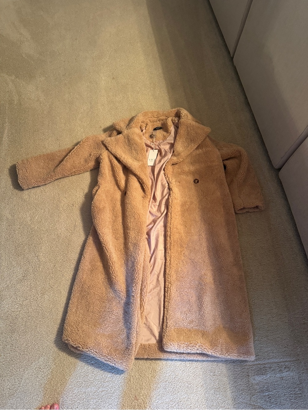 VICI Yulissa Pocketed Teddy Coat